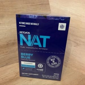 KETO//OS NAT® Berry Blue (charged): 20 Servings